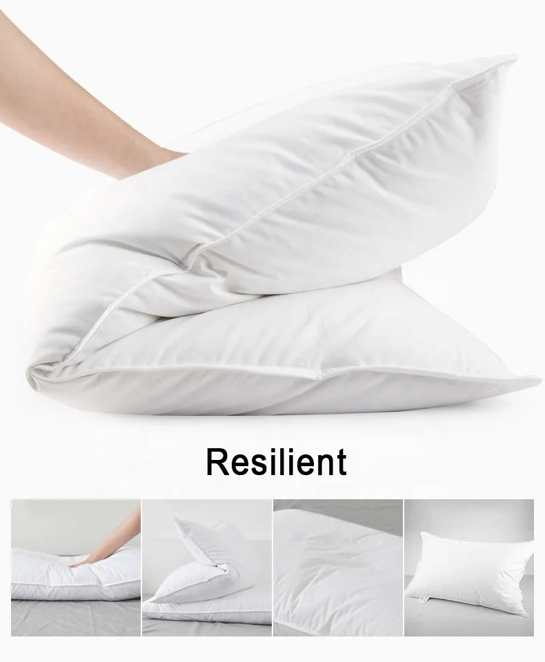 
Customized 5 Star Hotel Best Down Goose King Feather Pillow 