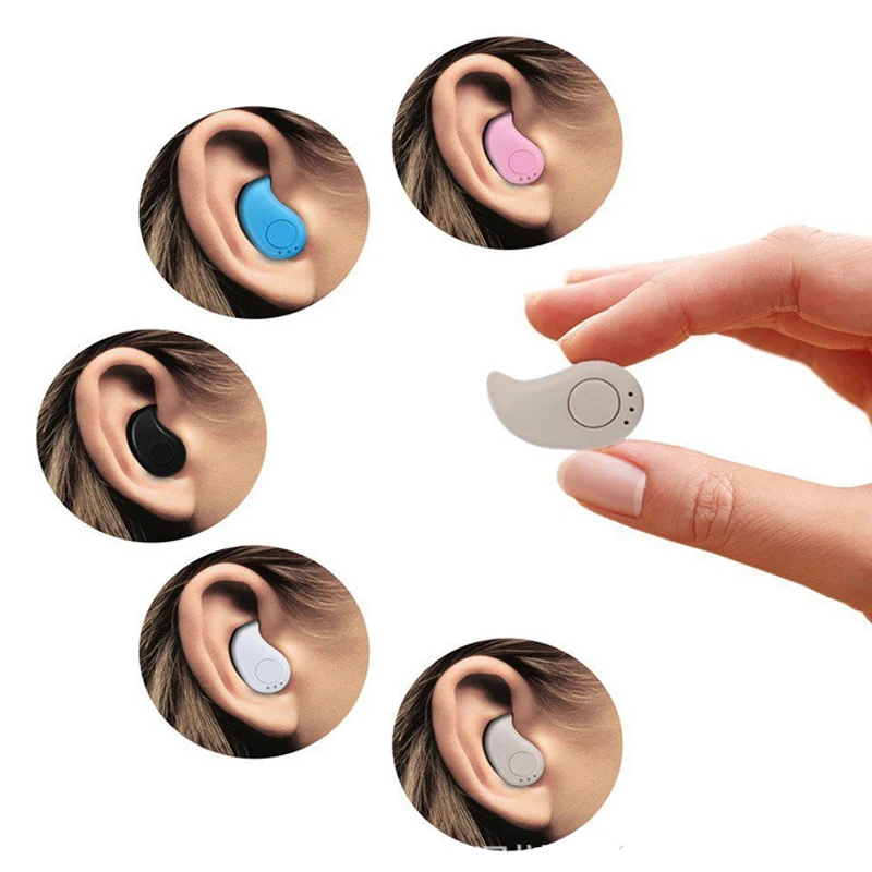 

2019 Factory Price S530 Mini BT Headset Earphone wireless In-ear earphone for Iphone smart phones use, Black/white/blue/pink/brown