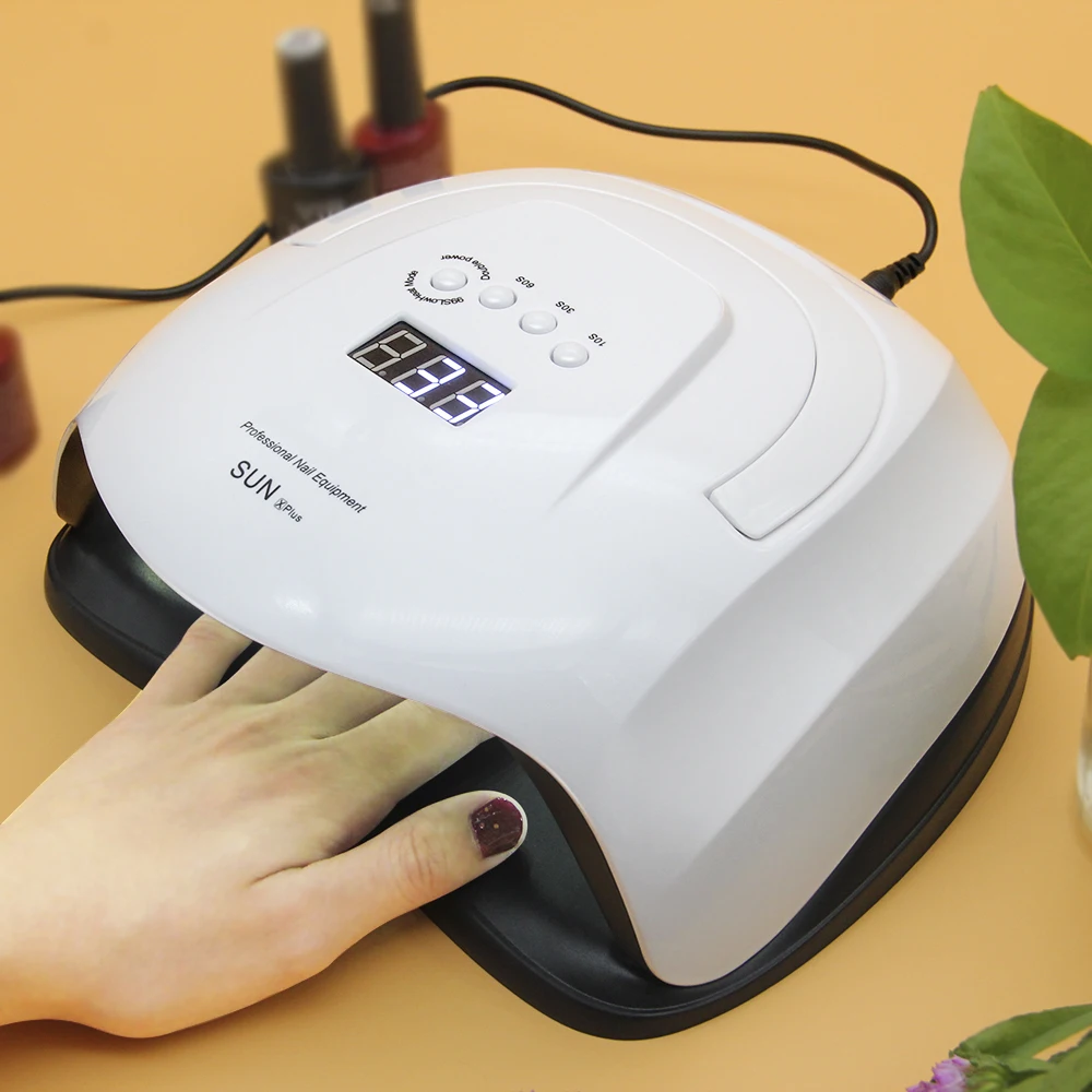 Professional 80W SUNXPLUS Quickly Gel Polish Dryer Curing Light with Bottom 30s/60s Timer LCD Display UV LED Nail Lamp