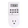 EU UK US FR BR Plug Digital Weekly Programmable Electrical Wall Plug-in Power Socket Outlet Clock Timer Switch 220V 110V AC