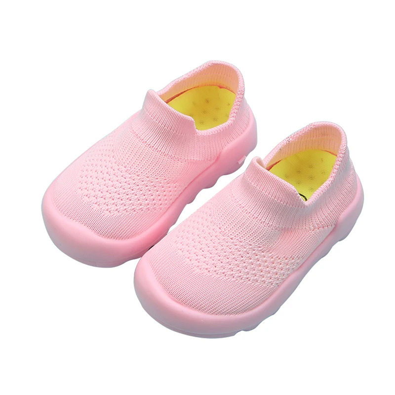 

Fashion High Quality School designer soft able Sock Baby shoe protectable shoes, Yellow/blue/pink