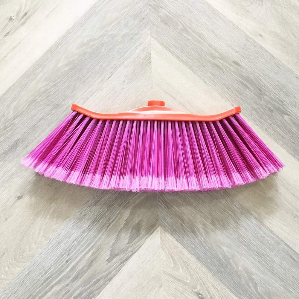 High quality plastic broom head with wooden broom handle