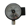 4 inch black steel case brass internal vacuum electric contact pressure gauge Customized are available