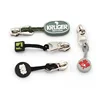 custom plastic zipper hoodie head zip pvc zipper pull double clothing zipper head Rubber Silicone Zip Puller / slider