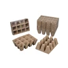 Made from 100% recycled corrugated Biodegradable paper Paper Pulp Plant Tray-3X4 Square Tray paper pulp nursery pots