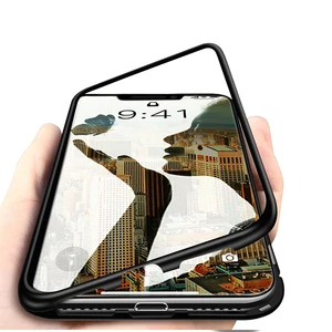 360 Full Cover Magnetic Metal Case iPhone X Max 7 8 Plus