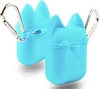 Cute 3D Funny Cartoon Character Soft Silicone Case with Keychain for Airpods