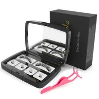 

Magnetic Eyelashes With 2 Magnets 3D Magnetic Lashes Private Label Eyelash Packaging Box Natural False Eyelashes Vendor