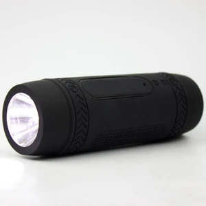 Portable Bluetooth Speaker Power Bank LED Flashlight
