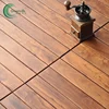 DIY cheap price Acacia solid wood flooring acacia interlocking deck tile from guangzhou
