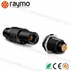 Fast delivery high quality PRG 1P 14pin metal circular push pull self latching connector
