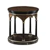 Living Room Furniture Hand Carved Antique delicate small round coffee Table end table