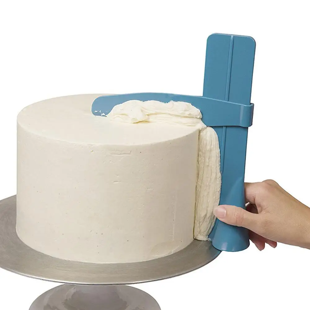 Cake Scraper Smoothing Adjustable Fondant Spatulas Cake Edge Cream Decorating DIY Bakeware Tableware Kitchen Cake Tool