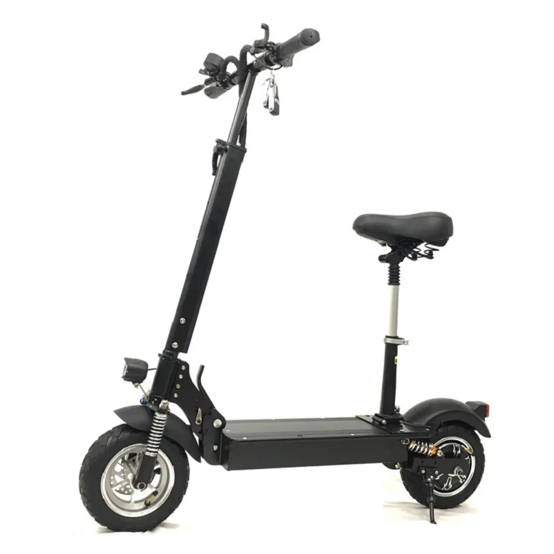 

2019 New Cheap 60V 1200W Foldable Kick Motorcycle Electric Scooter with 2 Seats for Adult