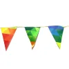 Colorful triangle hanging printed pennant bunting flags