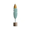 Modern feather wood simple miniature doll for the living room table office furniture and other decorative accessories