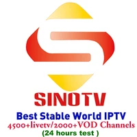 

High Quality IPTV Account 6000+ Live 2000 VOD Sinotv with European Sansat IPTV Channels USA Latinos Arabic Reseller Panel IPTV