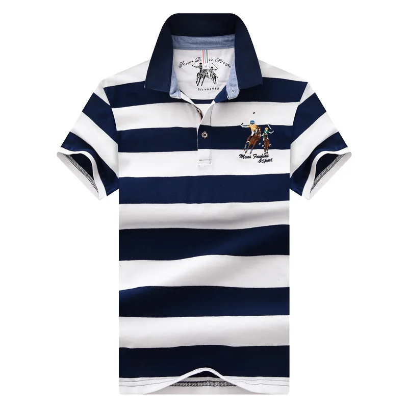 

2020 Summer polo tshirt mens casual t shirt striped t short sleeve polo t shirt