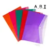 A4 A5 Plastic File Folder Portable Document Folder with Snap Button File and Paper Organizer Office and School Supplies