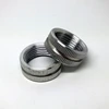 CNC automatic lathe machining aluminum coupling nuts knurled insert nuts