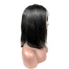 100% cheap human hair short bob wig with body hair lace front wig for black women