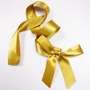 Customized Polyester Pre-made Satin Ribbon Bow with Elastic Loop for Gift Box