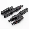 1Pair x Multi T Branch MC4 Connector for solar panel parallel connection branch two pv module panel connect solar system