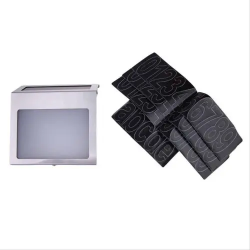 

Custom LED house number / Light for outdoor / solar house number light