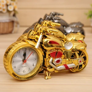 Image of Motorcycle alarm clock Plastic clock Creative alarm Home gift Alarm clock wholesale