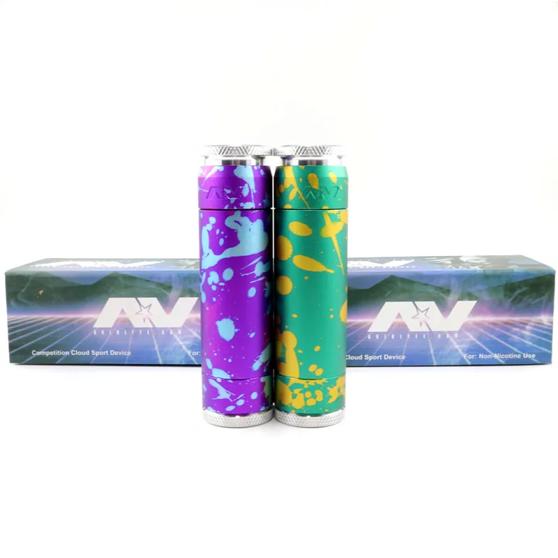 

Alu material colorful avidlyfe able mod mechanical vape mod for wholesale, Mix purple/mix green