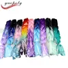 24" 100g Jumbo Braiding Hair Extension expression ombre braiding hair Synthetic jumbo Braid