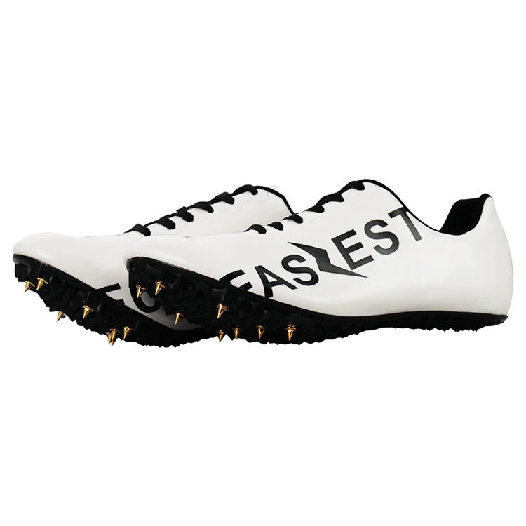 

Student training Track Spike Lace-up spike shoes athletics, Black/white/gold/silver or customize