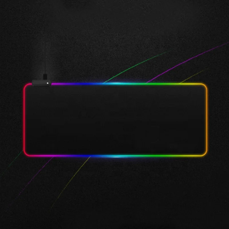 

New Style And Rubber RGB Mouse Pad Extended Gaming Black Mouse Pad, All colors is available