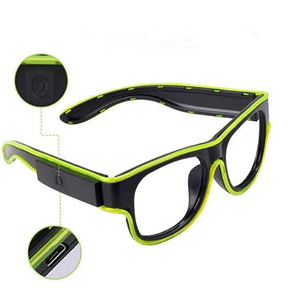 wireless led glasses