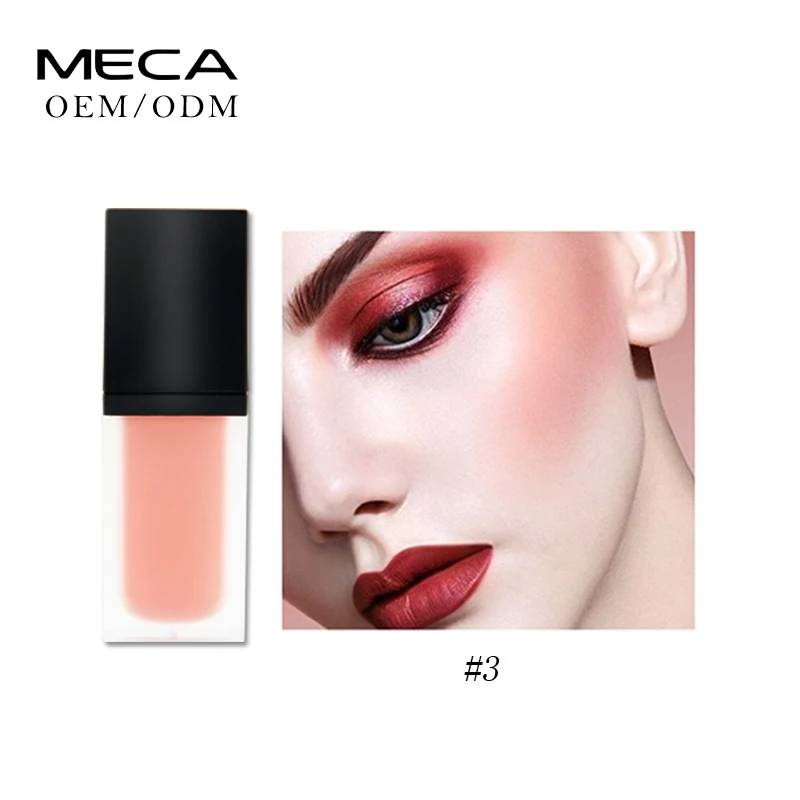 
Hot Sell Beauty Face Professional Mini Design 5 Color Waterproof Vegan Matte Makeup OEM Liquid Blush 