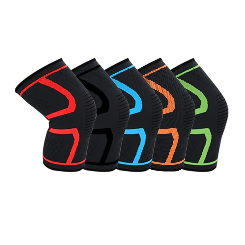 Athletic Knee Brace High Quality Compression Basketball Knee Pads Anti-slip CE Medical renew athletics knitting sleeve