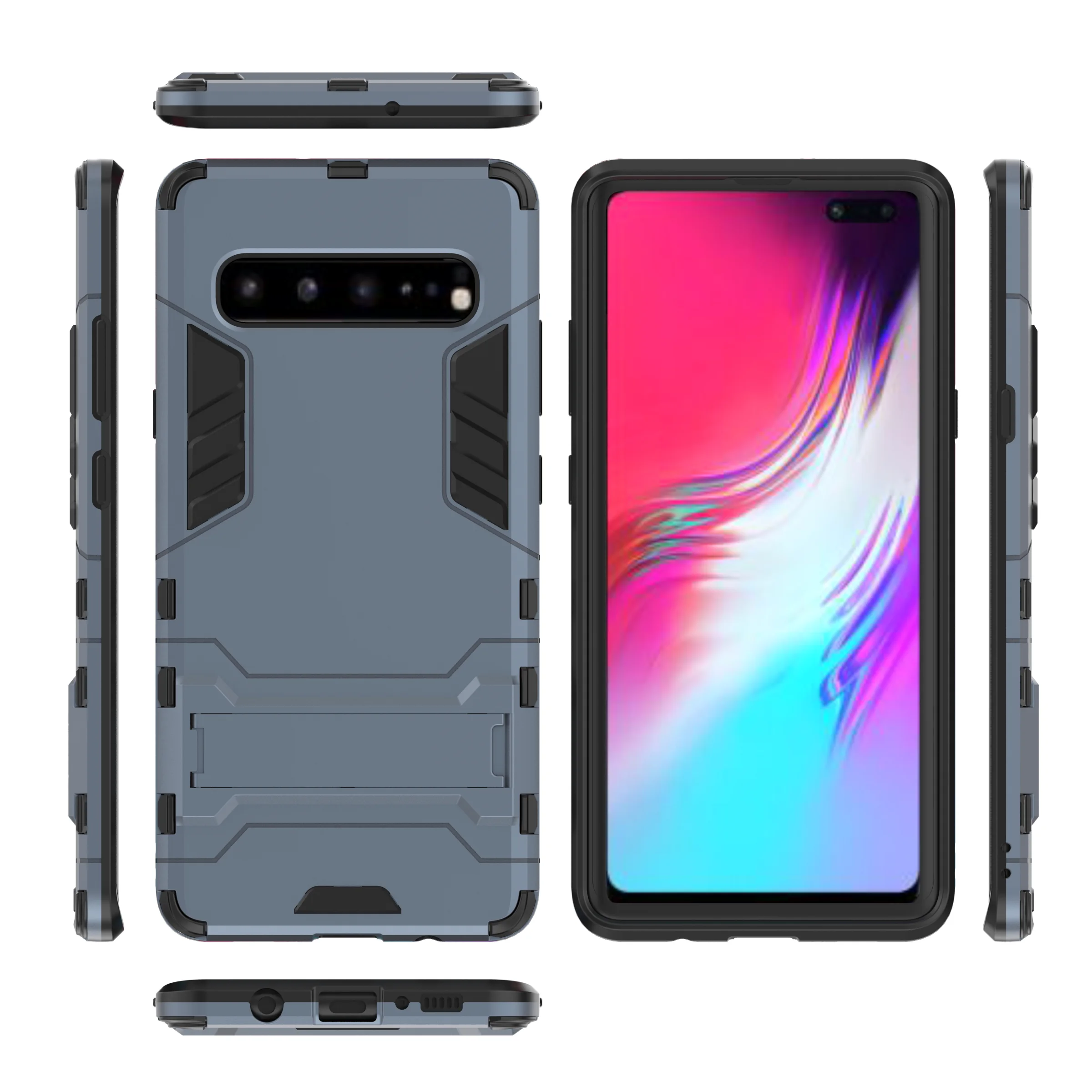 

Armor kickstand hybrid case shockproof cell phone case for samsung galaxy s10 5g