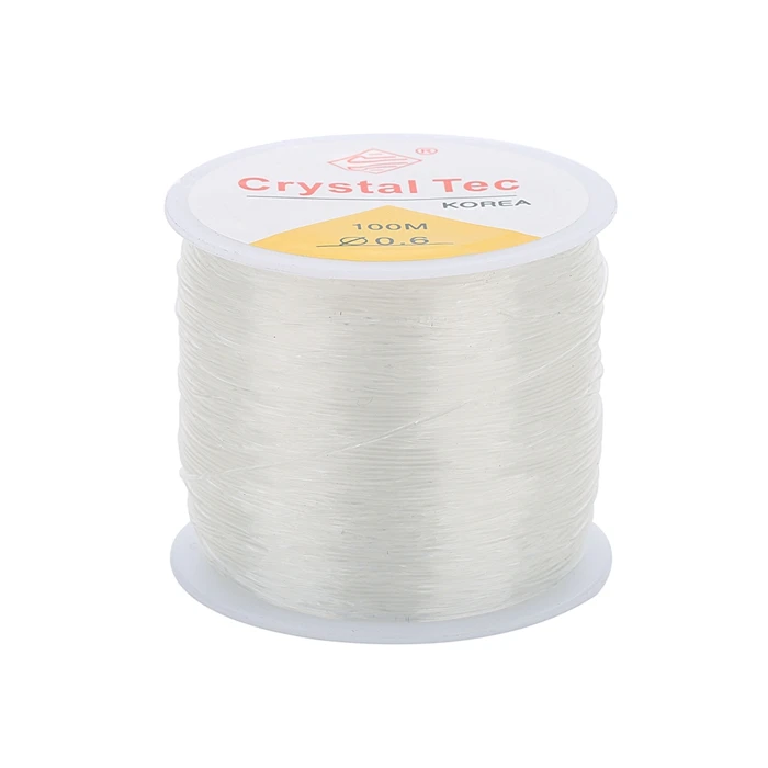 

Free Shipping Arrive 0.5/0.6/0.8/1.0/1.2/1.5mm Crystal Elastic Beading Cord For Diy Stretch Thread Transparent Line Craft, N/a