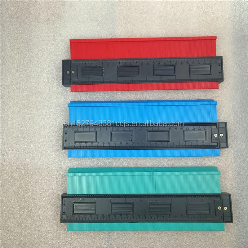 
10inch Profile contour gauge Edge Patterning Wood Measuring Ruler ABS Contour Profile Gauge Laminated Contour Gauge 