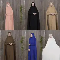 

New Model Pakistan Abaya In Dubai Wholesale Open Muslim Kaftan Abaya Dress With Hijab For Woman 2019