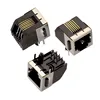 High quality 8949-C166-06SBA Horizontal Half Shielded 6P6C Modular jack RJ11 connector