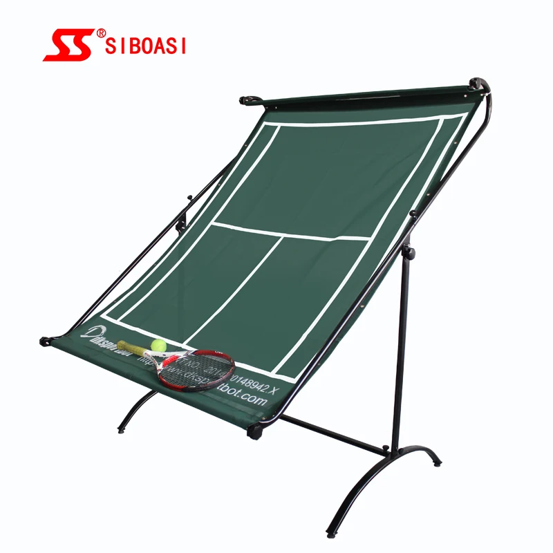 

D518 Super tennis practice net for sale from factory SIBOASI Dongguan, Green