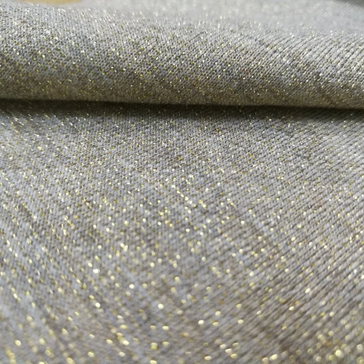 Lurex Fabric Material Spandex Shimmer 