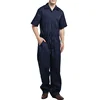 Men's Coverall Overall Mechanic Work Jumpsuit Short Long Sleeve Bib overall