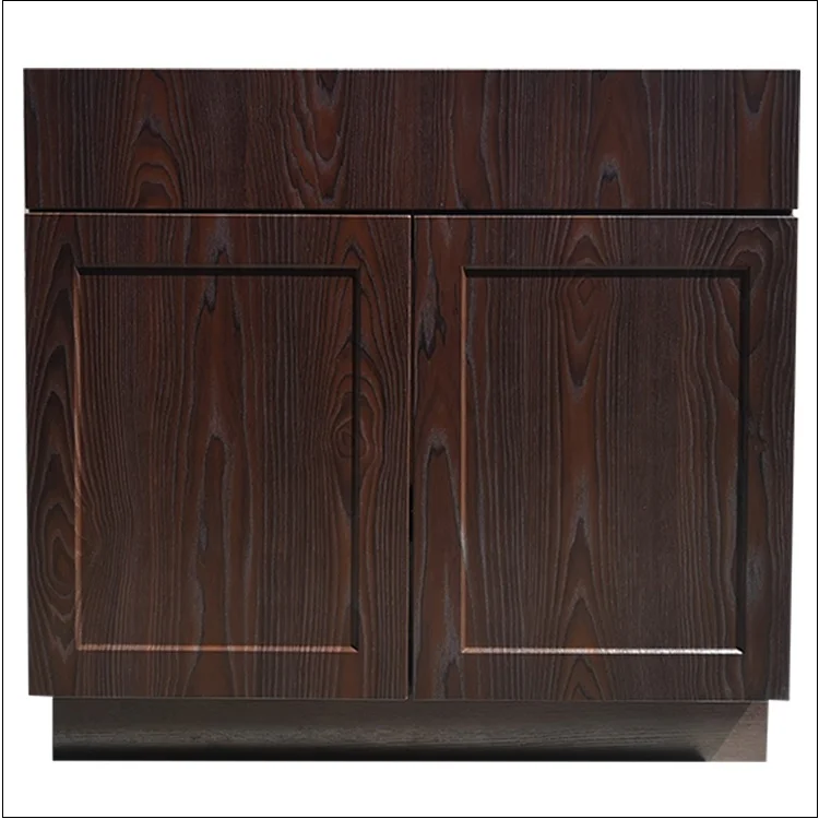
New wooden style melamine particle board kitchen cabinets furniture 