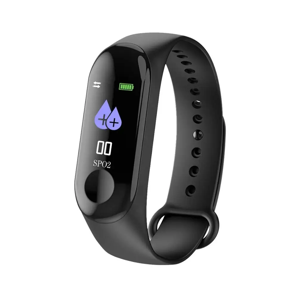 

M3 Smart Bracelet IP65 Smart watchband Smart Watch Wristband Heart Rate Monitor Bracelet Fitness Tracker for Smart Phone, N/a