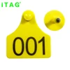 Female tag and male tag ear tag for animal use