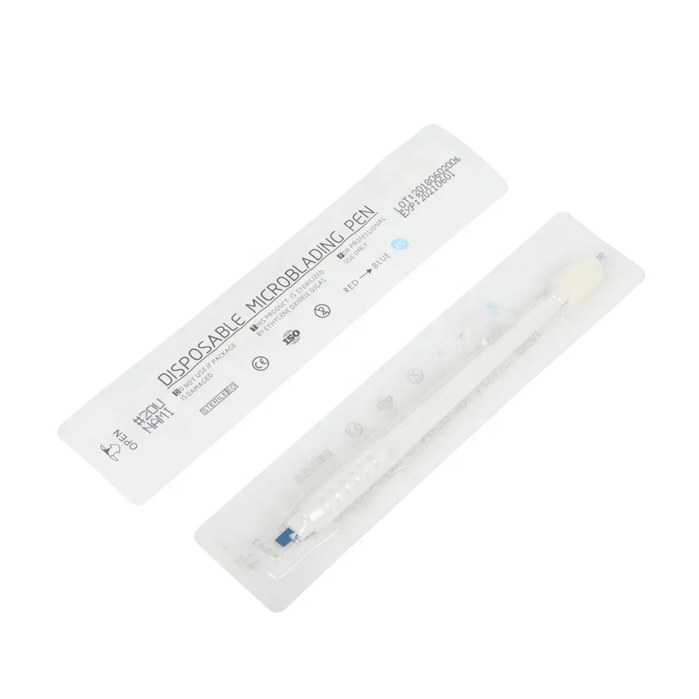 

OEM Private Label White Classic Disposable Manual Pen Nano 0.16MM Shape Blade with Blister Package, White, black