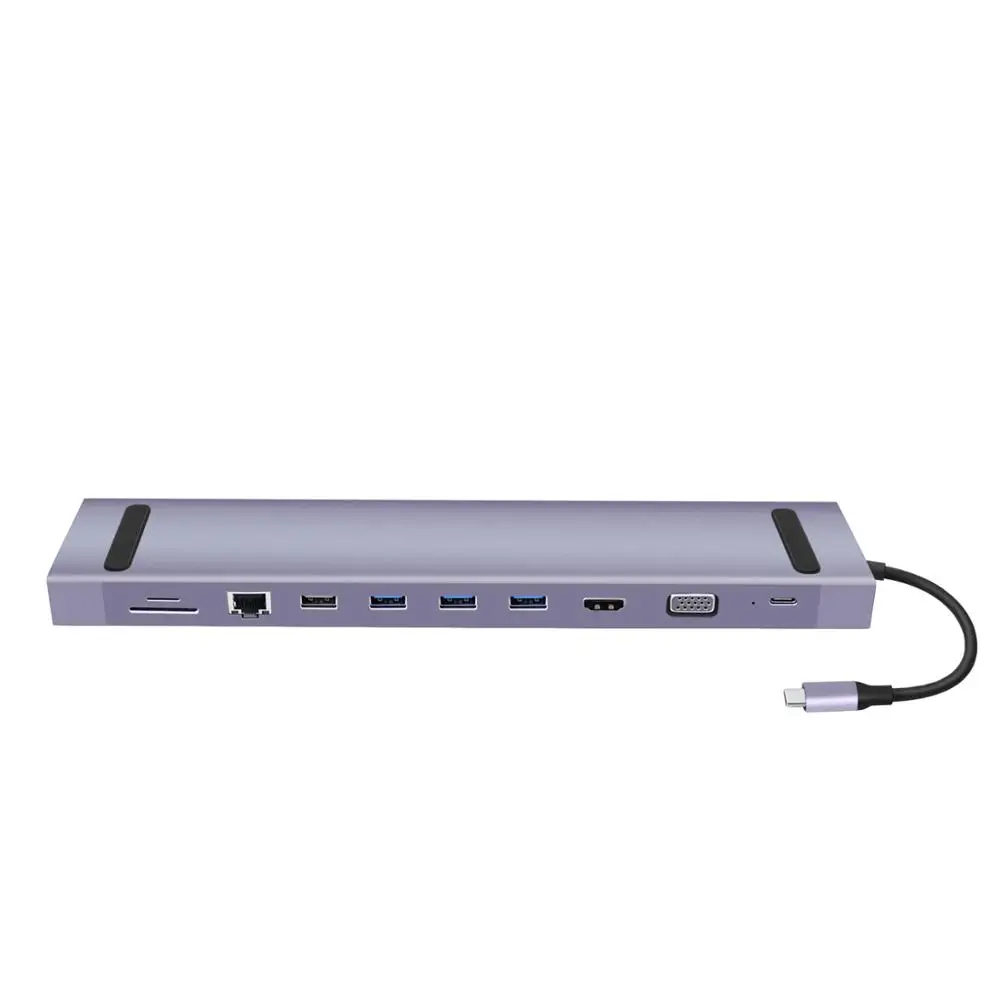 New design type c docking station for multi functional usb c adapter all in one usb c docking station - ANKUX Tech Co., Ltd