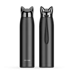 Image of Hello Dream Private label Skinny Thermos flask Double Wall Stainless Steel Water Bottles Black Pink Gold Fox